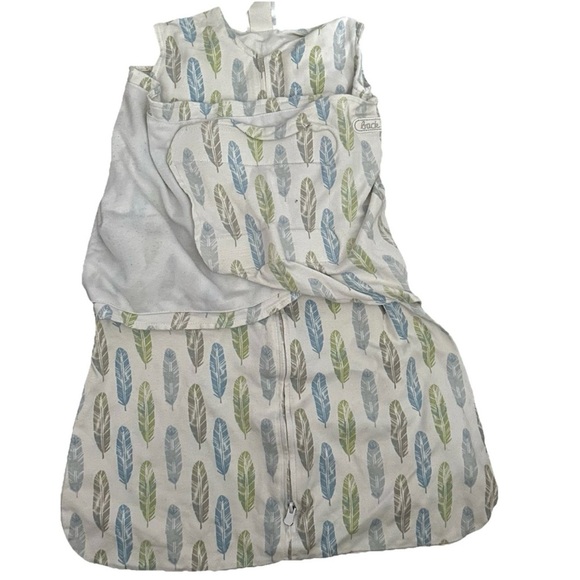 Halo Other - Halo Swaddle Sleep Sack Size Small 3-6 Months Feathers